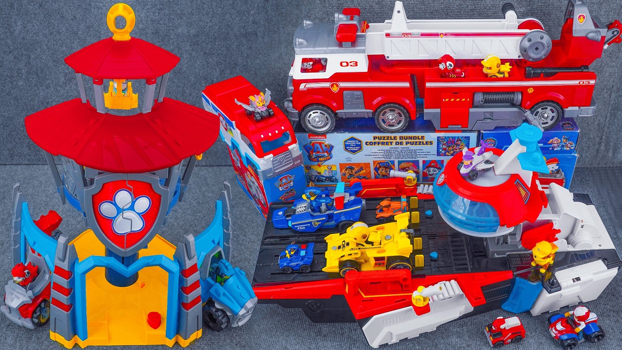 21Minutes Satisfying with Unboxing Mystery PAW PATROL Big Dinosaur Rescue Collection ASMR🐾Review Toy