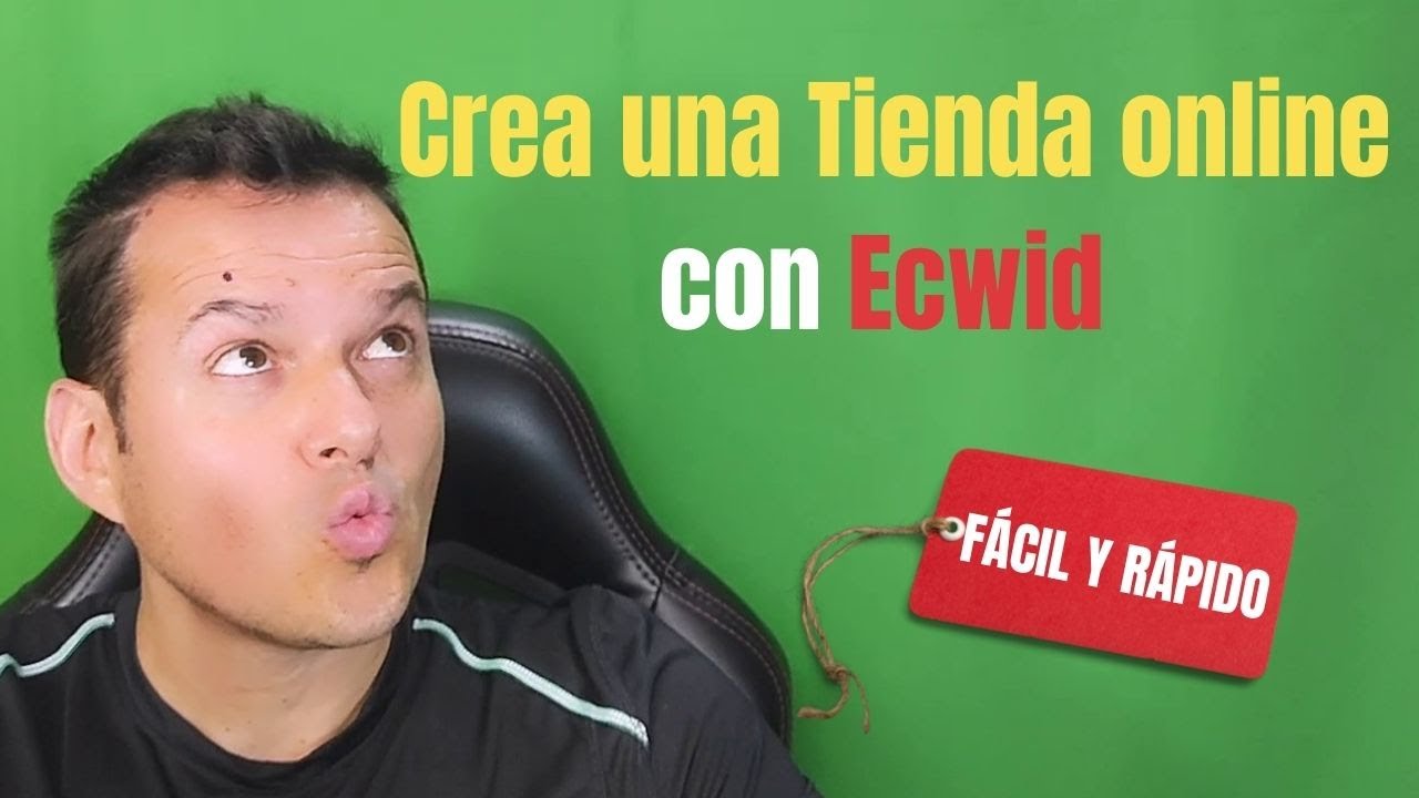 Cómo CREAR una TIENDA ONLINE fácil y rápido con ECWID