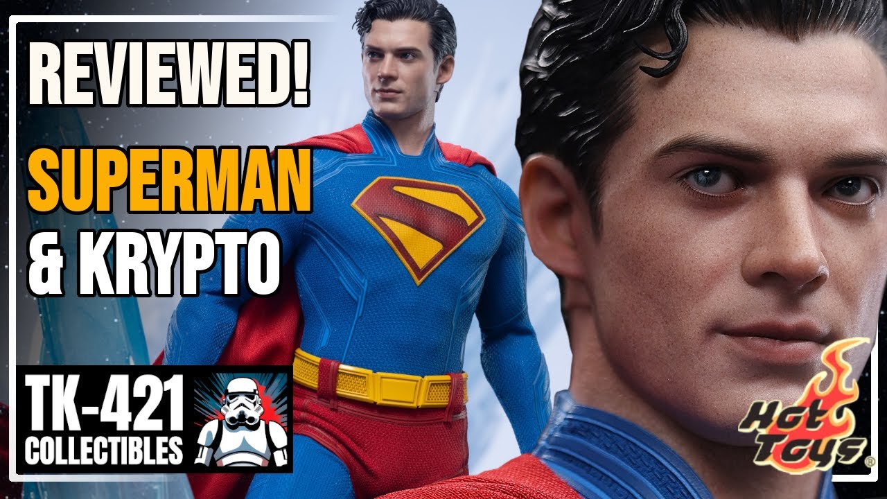 Распаковываем НОВОГО СУПЕРМЕНА из вселенной DC! | Обзор Hot Toys MMS812 Superman & Krypto (Дэвид ...