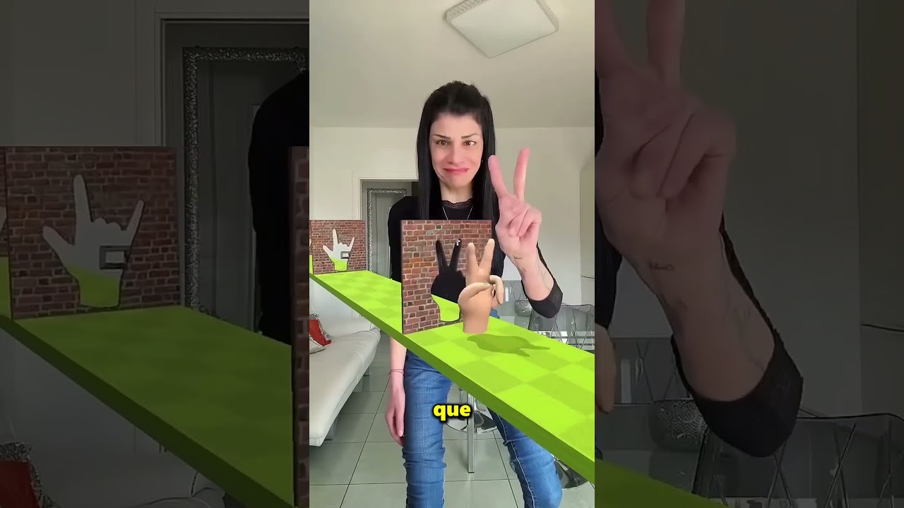 Neste jogo voc&ecirc; tem que fazer formas com a m&atilde;o 😮