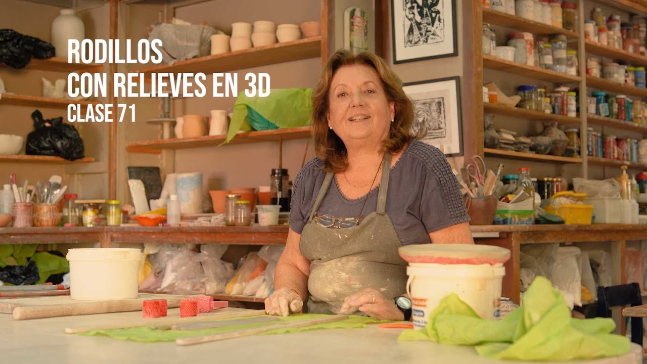 Clase 71 - Rodillos con relieves en 3D