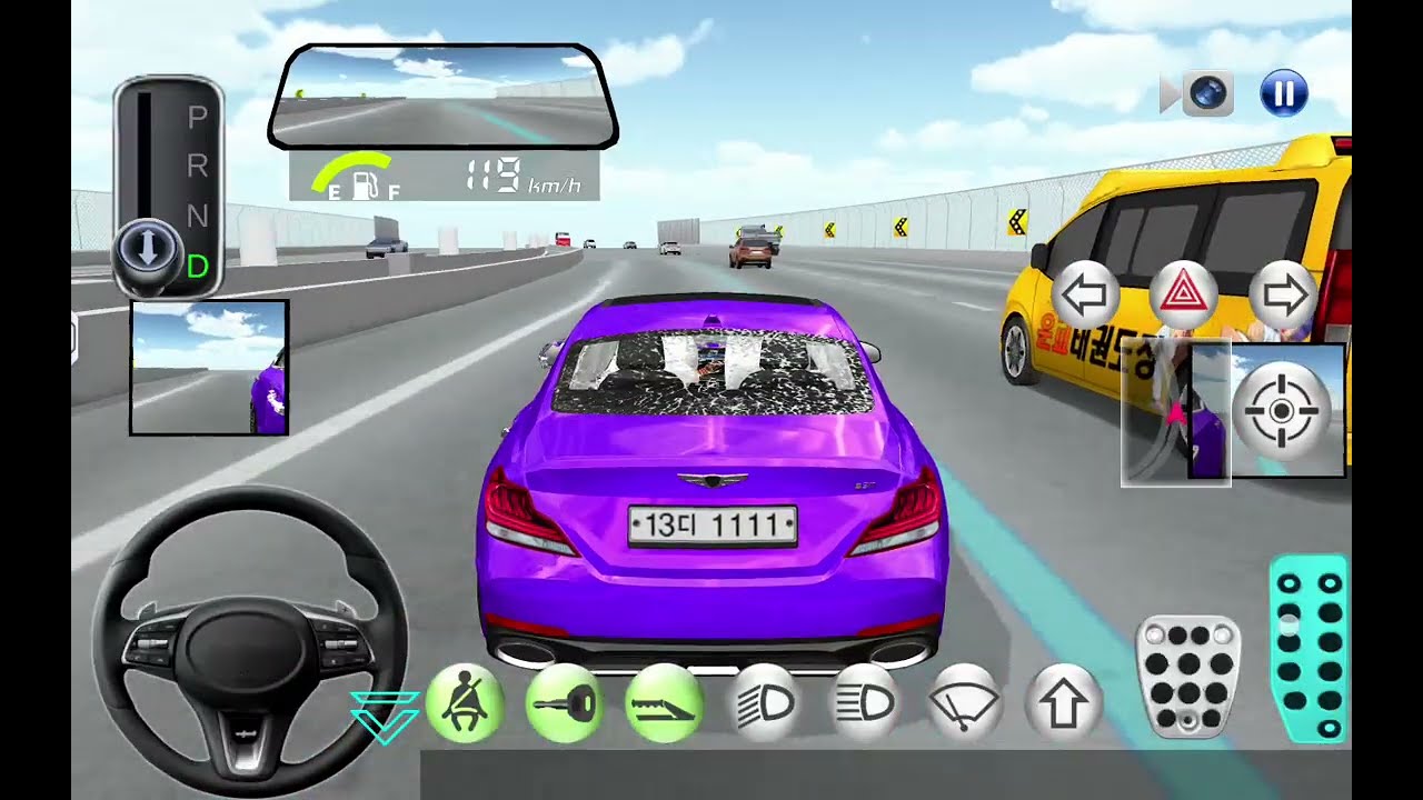 New Purple Mercedes G63 For Parking - 3d Driving Class android game || Car Game #gameplay #cargame