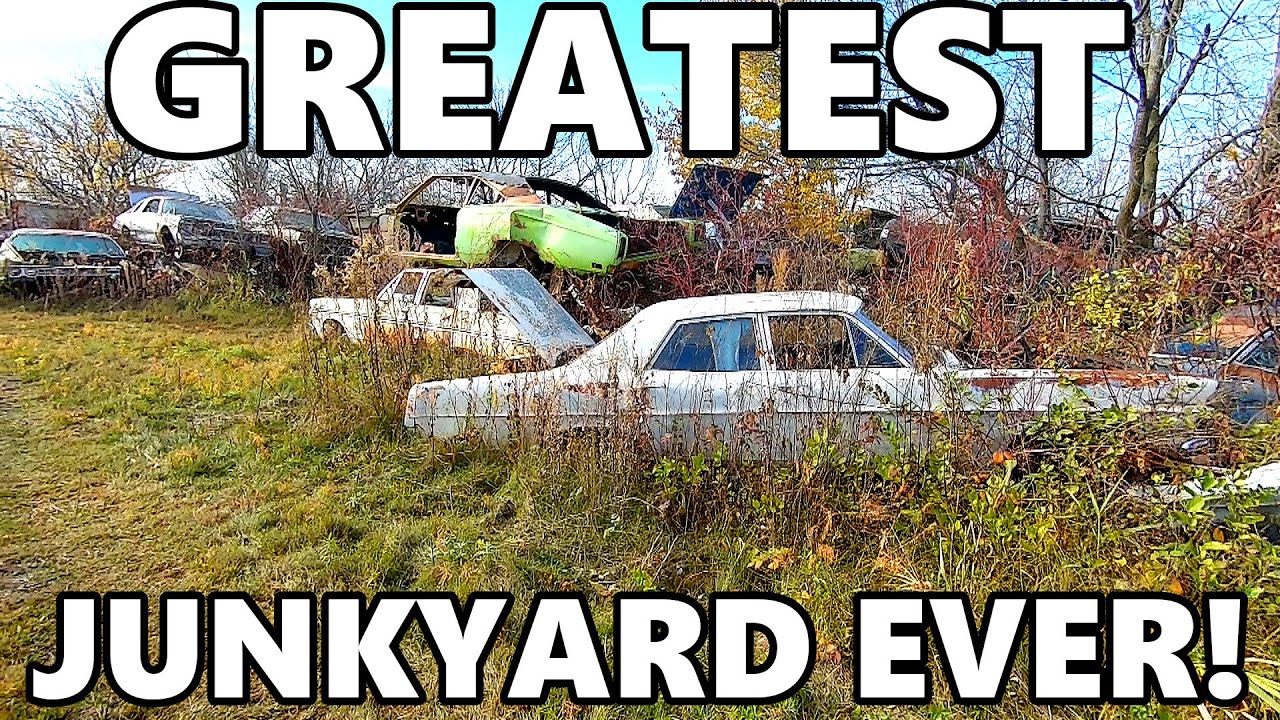 DO NOT Miss this MASSIVE Old Car JUNKYARD Tour! Open To the Public! (Rohners Auto Parts) Huge Yard!