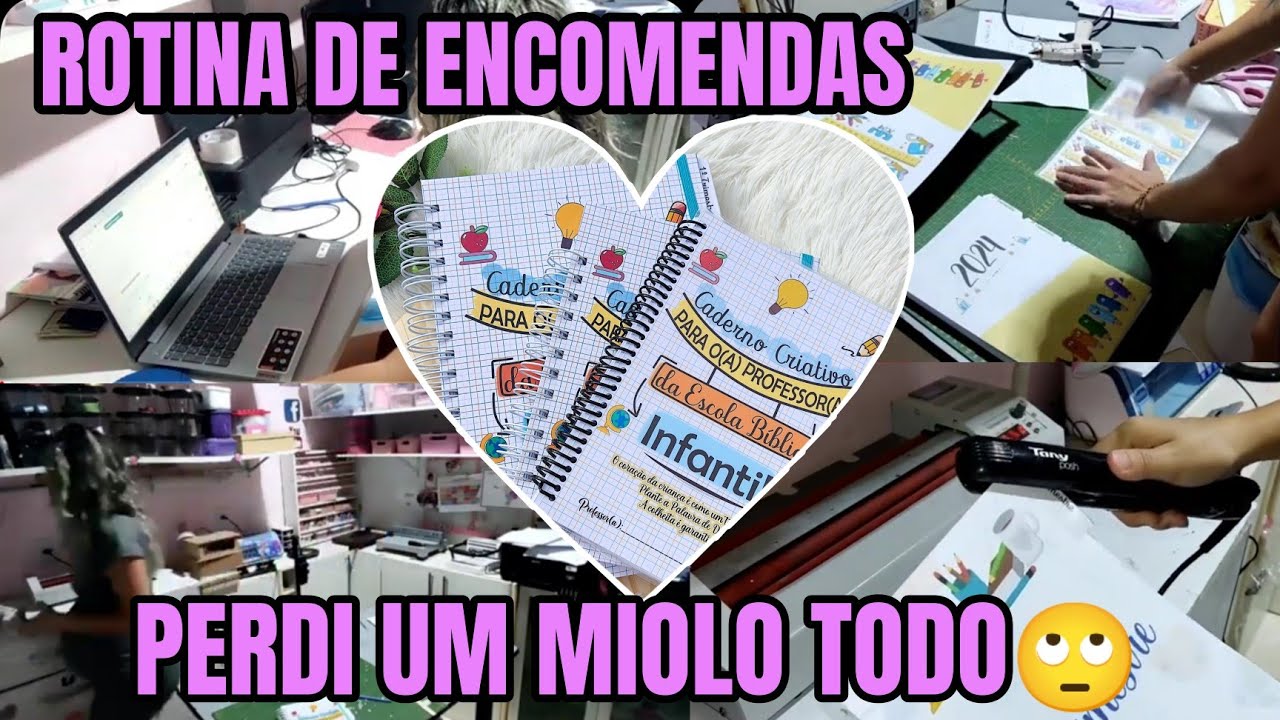 Rotina de encomenda narrada | perdi um miolo todo🙄😒 - Erik'artes