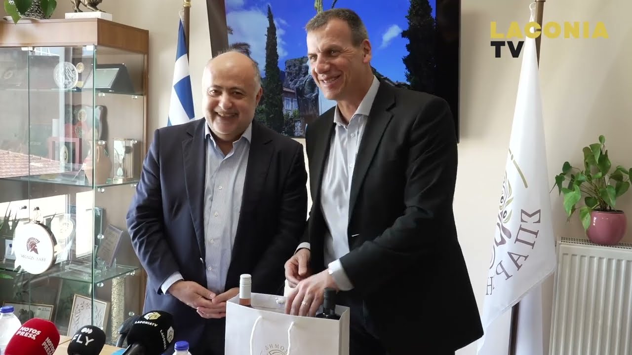 Επίσκεψη του Ευρωβουλευτή Δημήτρη Τσιόδρα στο Δήμαρχο Σπάρτης Μιχάλη Βακαλόπουλο | 6/02/2026