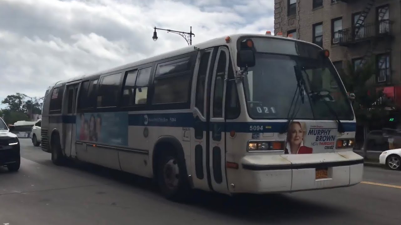 Bay Ridge-4th Av Bound 1998 Novabus RTS 5094 B1 Bus From Fort Hamilton Parkway To Bay Ridge-4th Av
