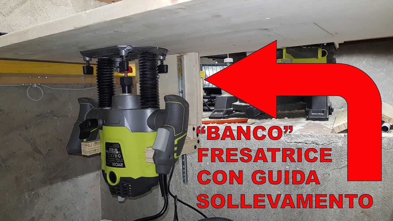 "Banco" fresatrice + sistema di sollevamento