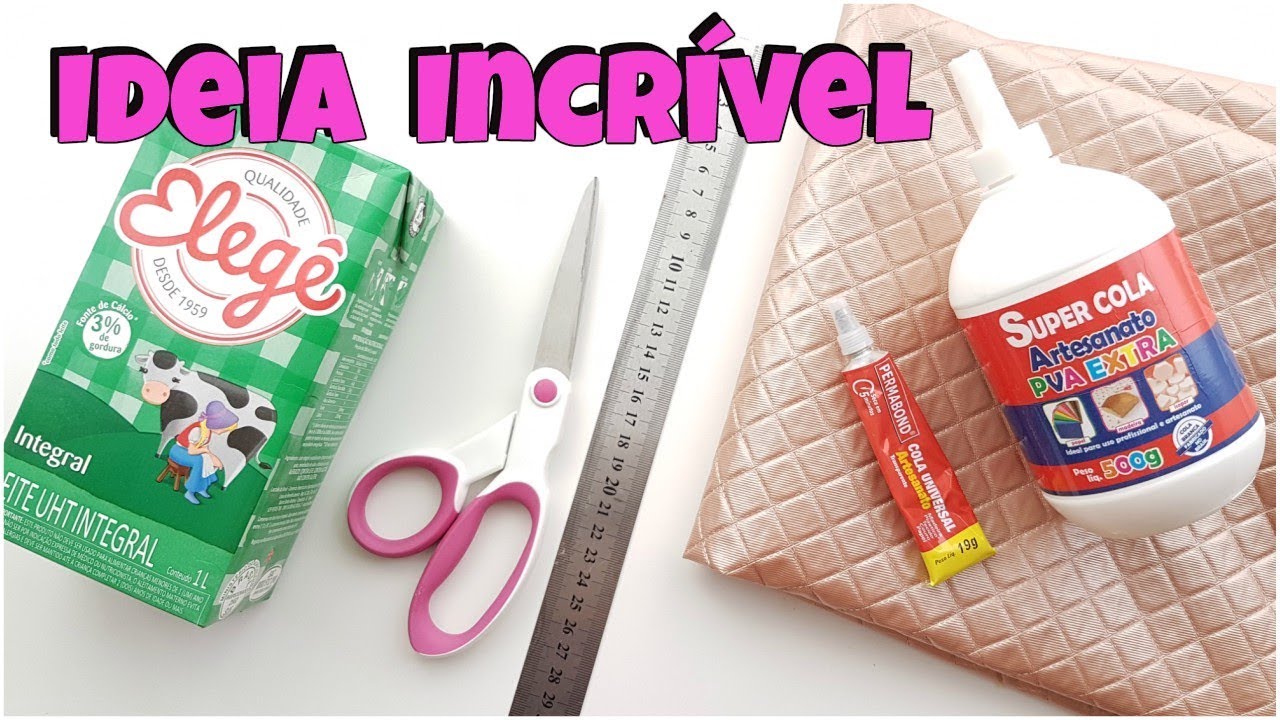 IDEIAS INCRÍVEIS COM CAIXA DE LEITE | ARTESANATO PARA FAZER E VENDER | Viviane Magalhães