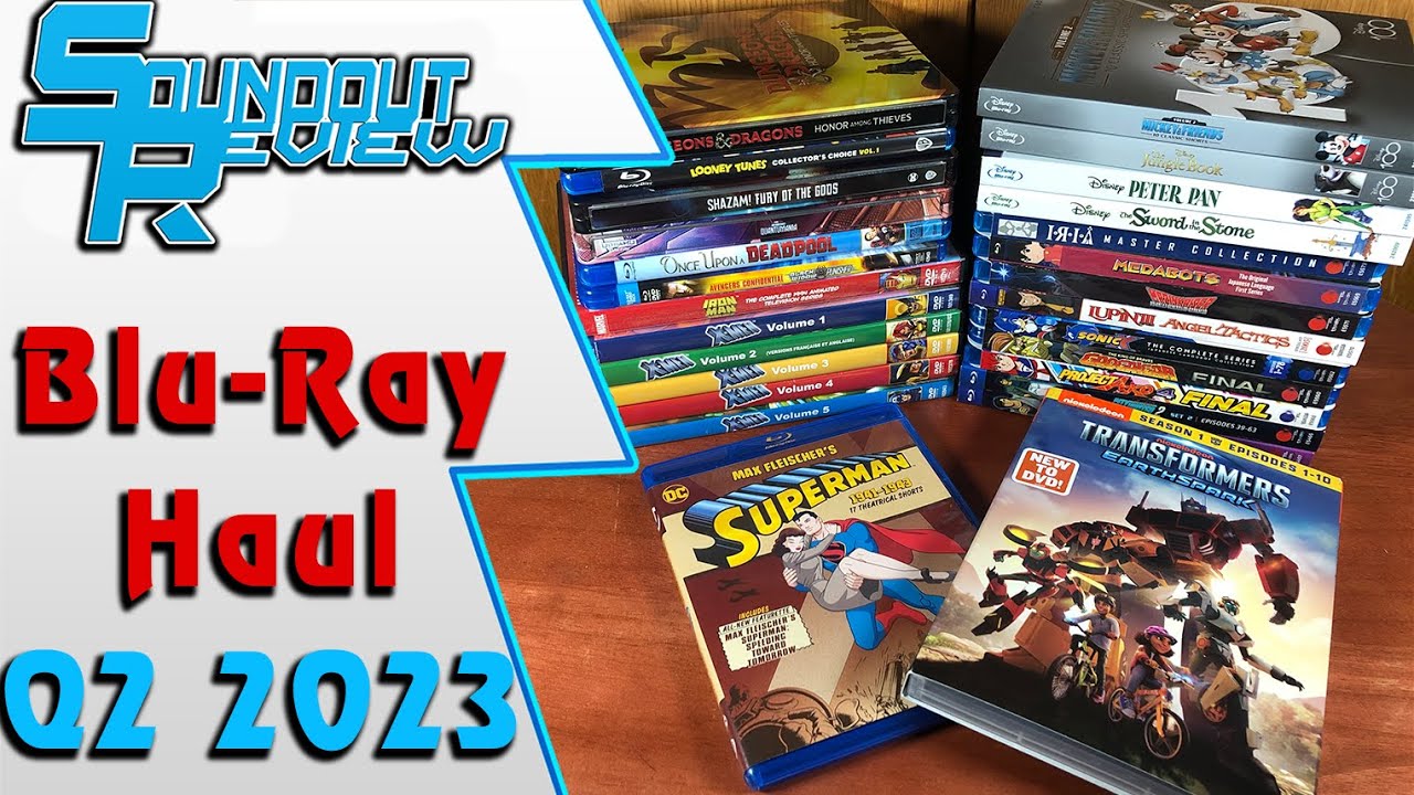 Blu-Ray/DVD Haul Q2 2023: Discotek, Anime, Marvel, Star Trek, DC, Disney, Looney Tunes [Soundout12]