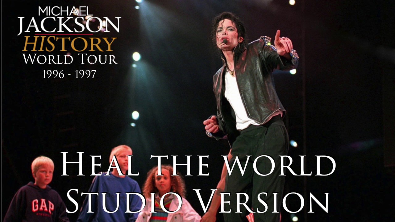 Michael Jackson HIStory World Tour 1996 - 1997 Heal The World Studio Version