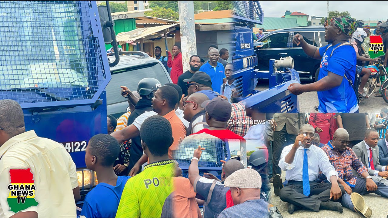 CHAOS ERUPTS! 🚨💥 NPP Youths Clash with Police at EOCO Office Over Wontumi's Detention 🇬🇭 