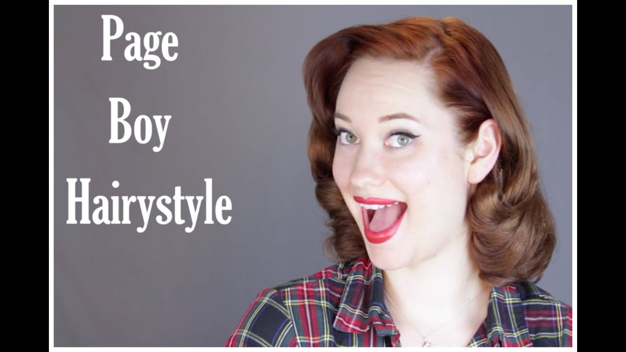 How to Page Boy Hairstyle The Rachel Dixon Vintage Tutorial Pinup