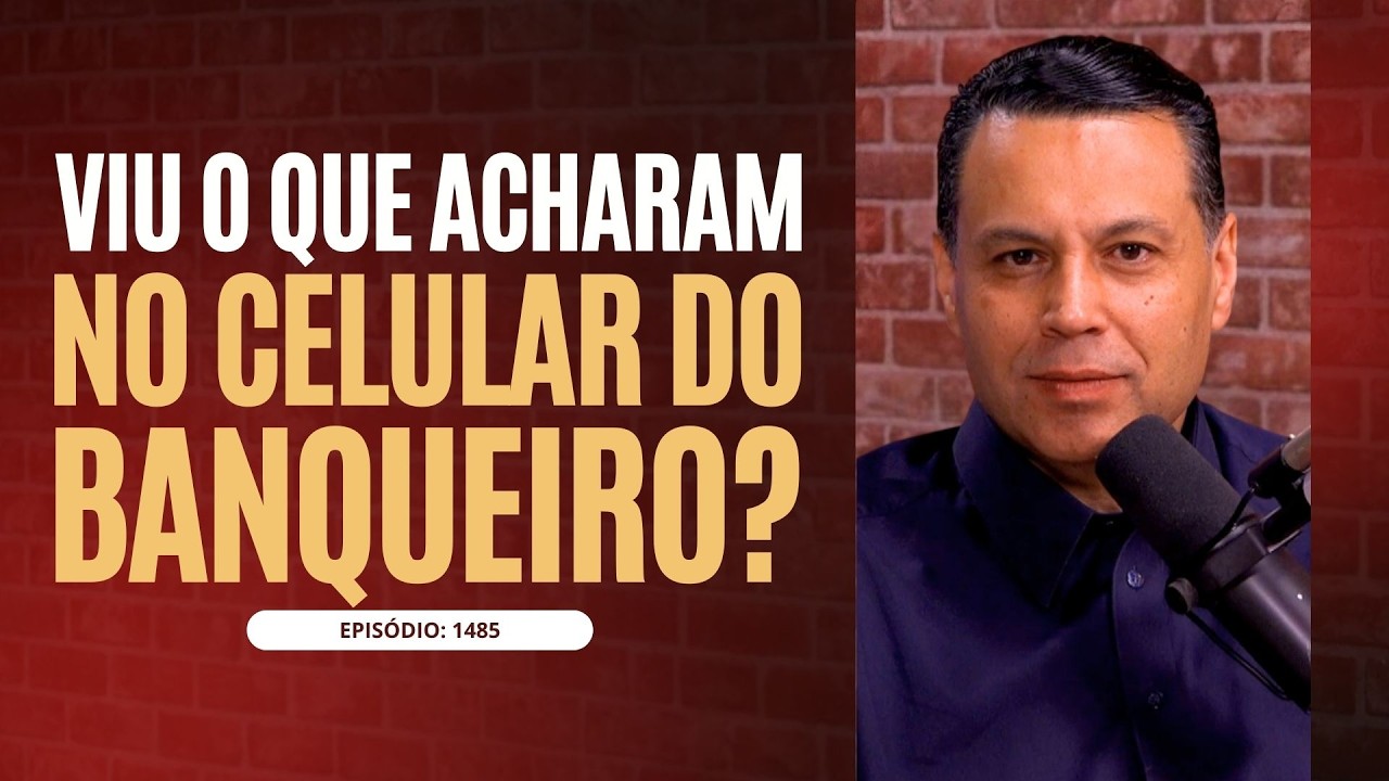 VIU O QUE ACHARAM NO CELULAR DO BANQUEIRO? 😱