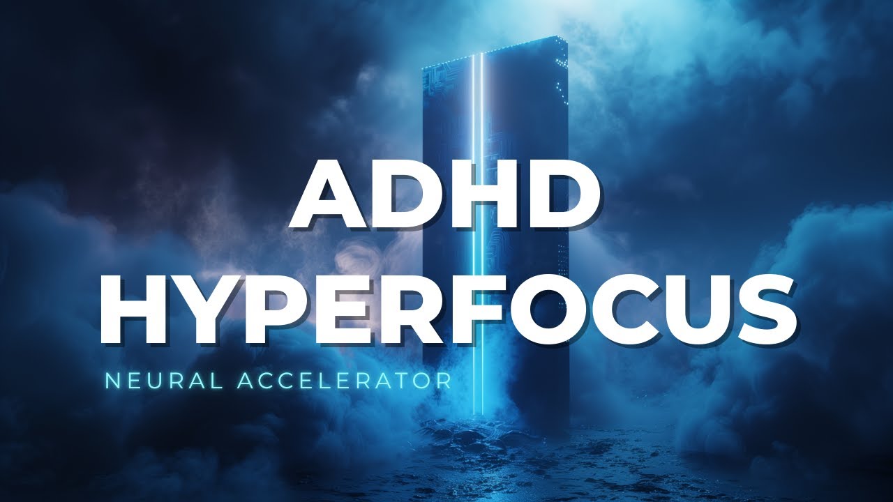 ADHD HYPERFOCUS ⚡ 4-Hour "Neural Accelerator" [Binaural + Dark Ambient]