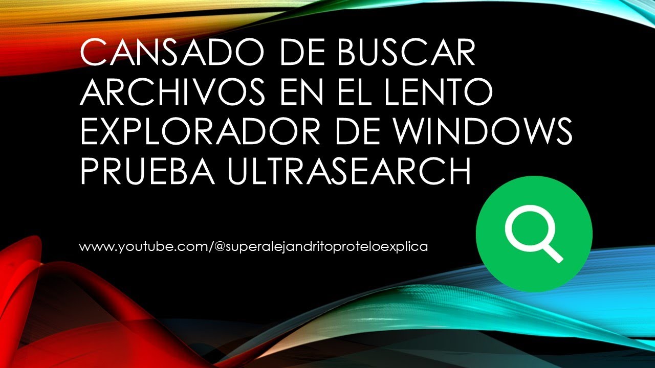 Ultrasearch buscador rapido de archivos