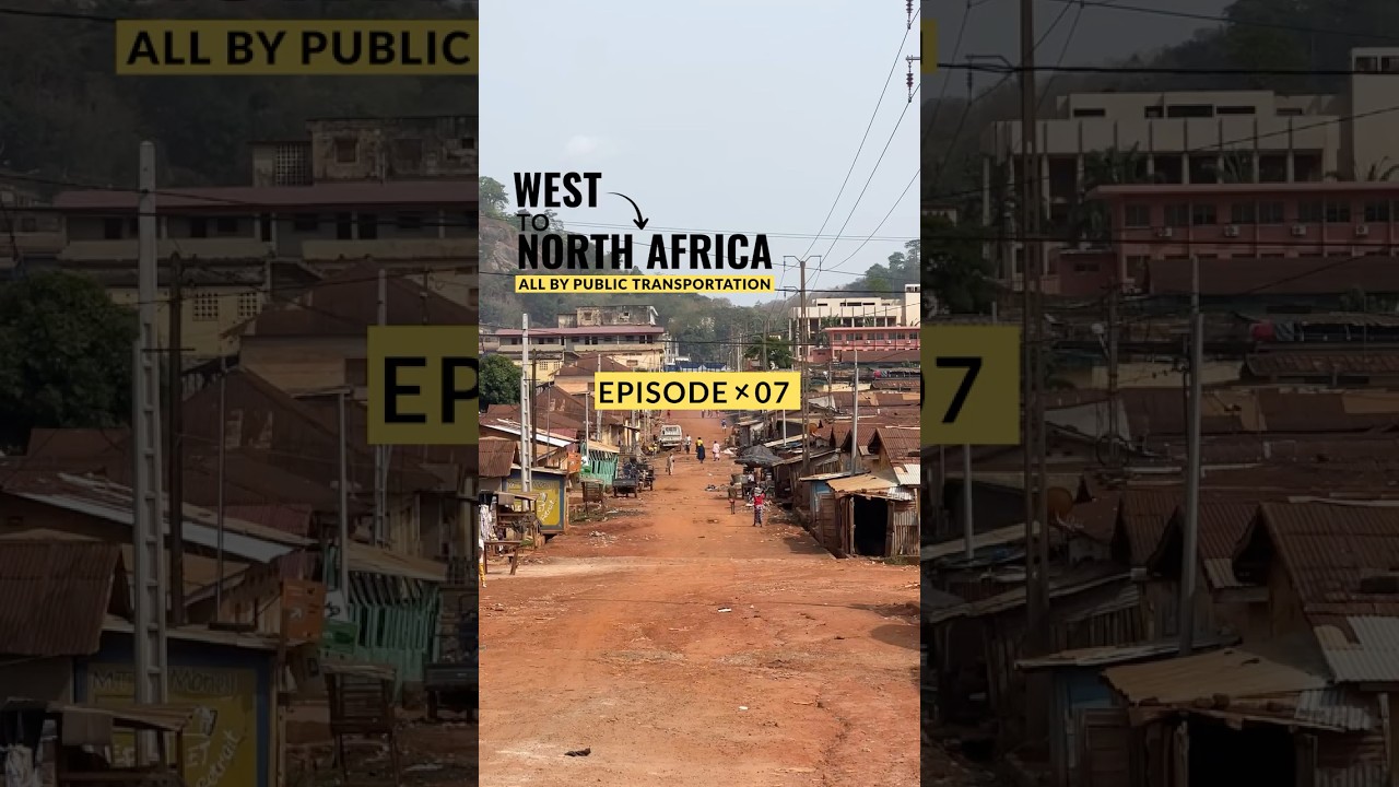 Эпизод 7. Путешествие на запад в Северную Африку, используя ТОЛЬКО общественный транспорт. #overl...