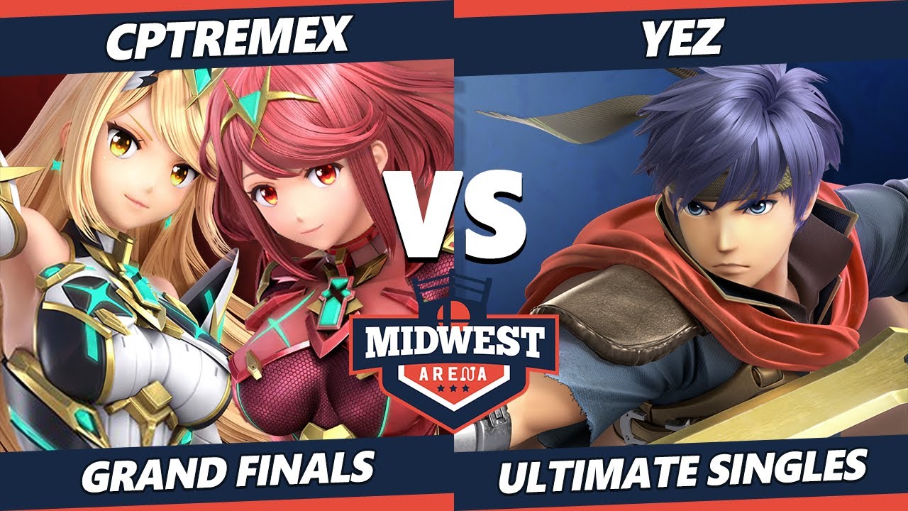 Midwest Arena GRAND FINALS - Yez (Ike) Vs. CptRemex (Mythra Pyra) SSBU Smash Ultimate