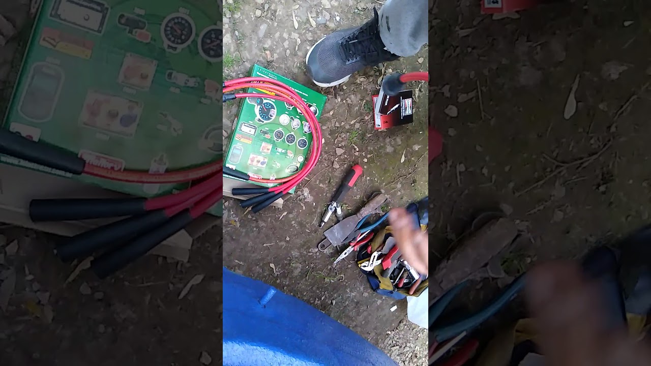 Colocando cables de bujías, bujía, el rotor y dos filtros de nafta- Team Fíat-parte 1