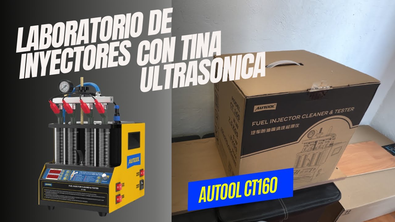 Probando laboratorio de inyectores AUTOOL