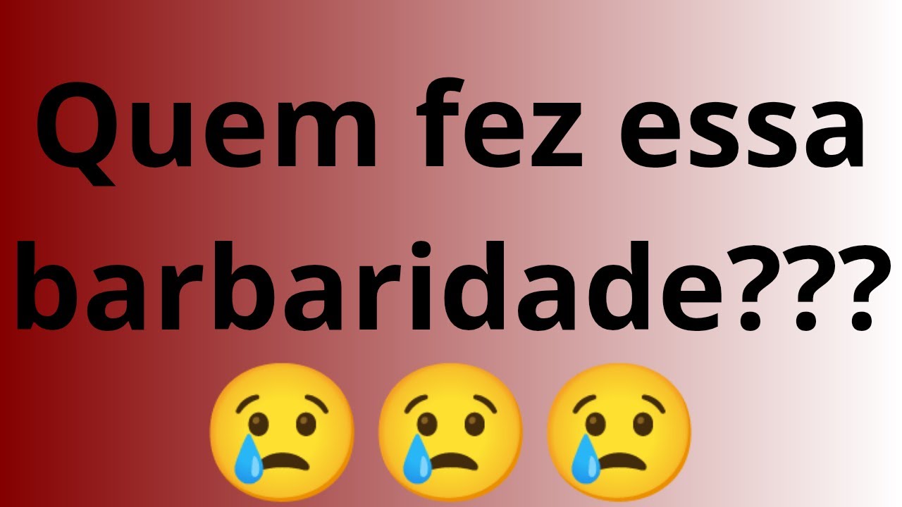 Uma tragédia aconteceu hoje na Rainha Isabel/Estão a procura do autor e estou aqui pra ajudar 