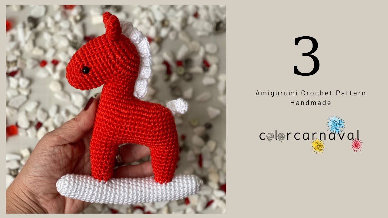Crochet Amigurumi Rocking Horse | Part 3