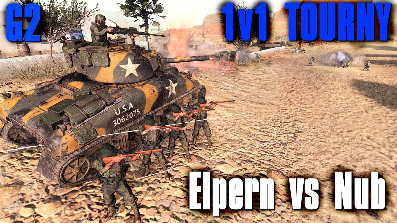 Elpern(US )vs nub(WEHR) G2 - Quarter Finals - Hans' CoH3 1v1 Tournament