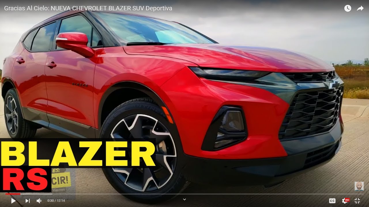 ¡WOOW! NUEVA CHEVROLET BLAZER RS SUV DE LUJO DEPORTIVA