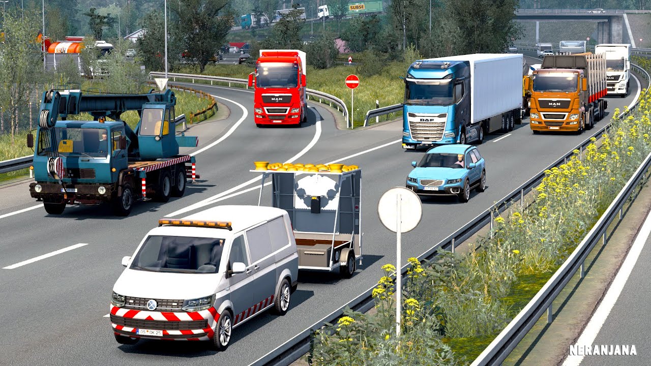 ETS2 Mods | Real Traffic Density & Real AI Traffic FMOD Sounds by Cip | ETS2 Mods v1.41
