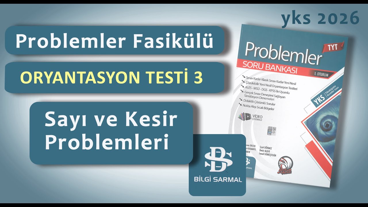 Sayı Kesir Prob. Oryantasyon Testi 3 #tytmatematik #bilgisarmal #yks2026