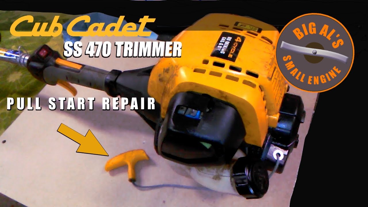 CUB CADET SS 470 TRIMMER | PULL START SERVICE