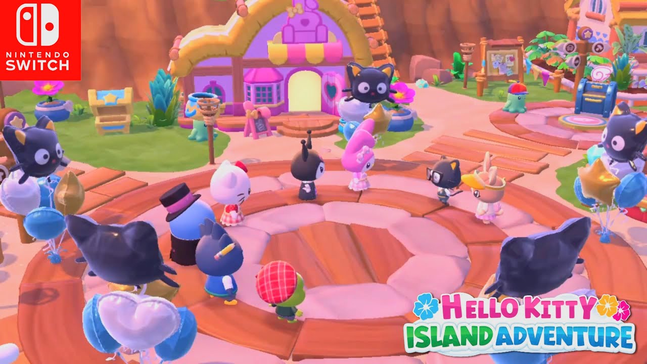 Hello Kitty Island Adventure Switch: Chococat Birthday! Quest Mysterious Maps & Find Riddle