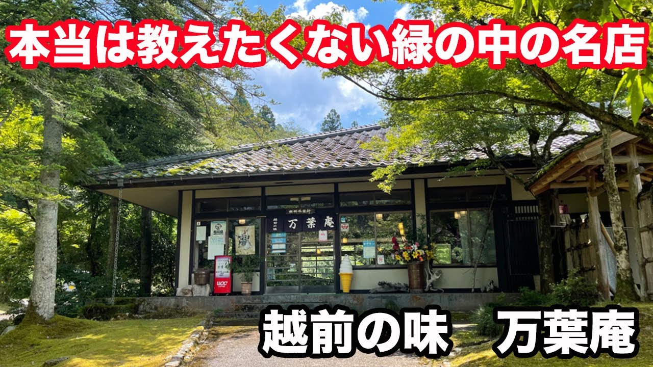 【福井県越前市ランチ】昭和レトロ　越前の味　万葉庵　【方言：ハイブリッド福井弁】北陸グルメ　福井県グルメ　越前の里味真野苑