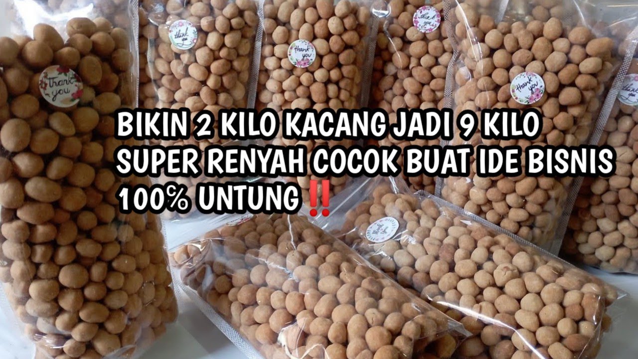 CARA PALING MUDAH BIKIN KACANG TELUR SUPER RENYAH || COCOK BUAT IDE BISNIS ANTI BANGKRUT