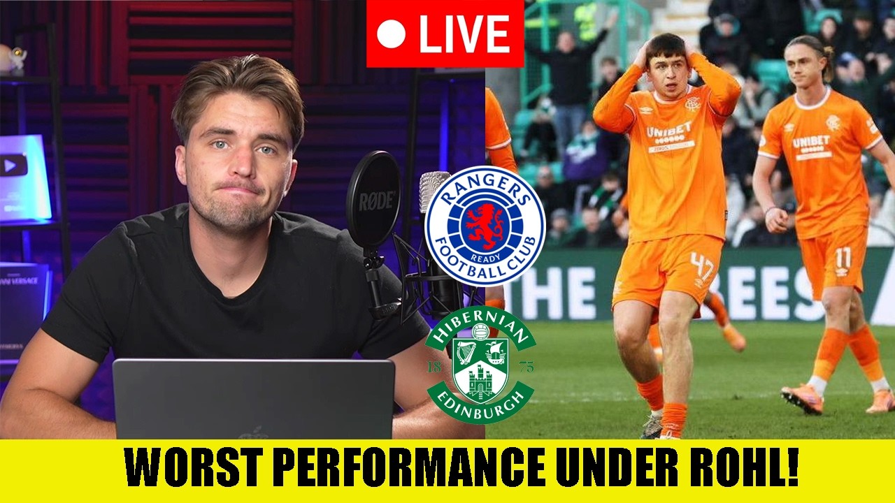 🚨: Rangers DROP POINTS To Hibs ...