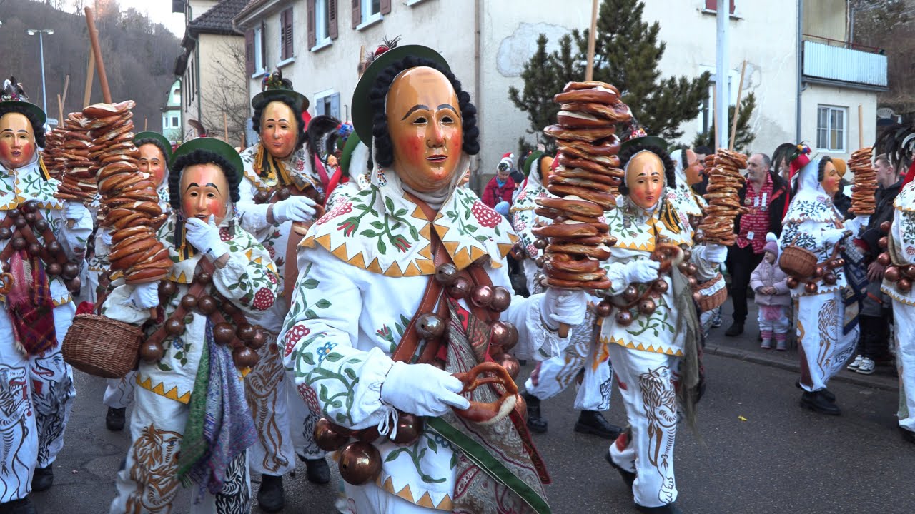 Fasnet, Narrentag in Oberndorf Teil4, Viererbund