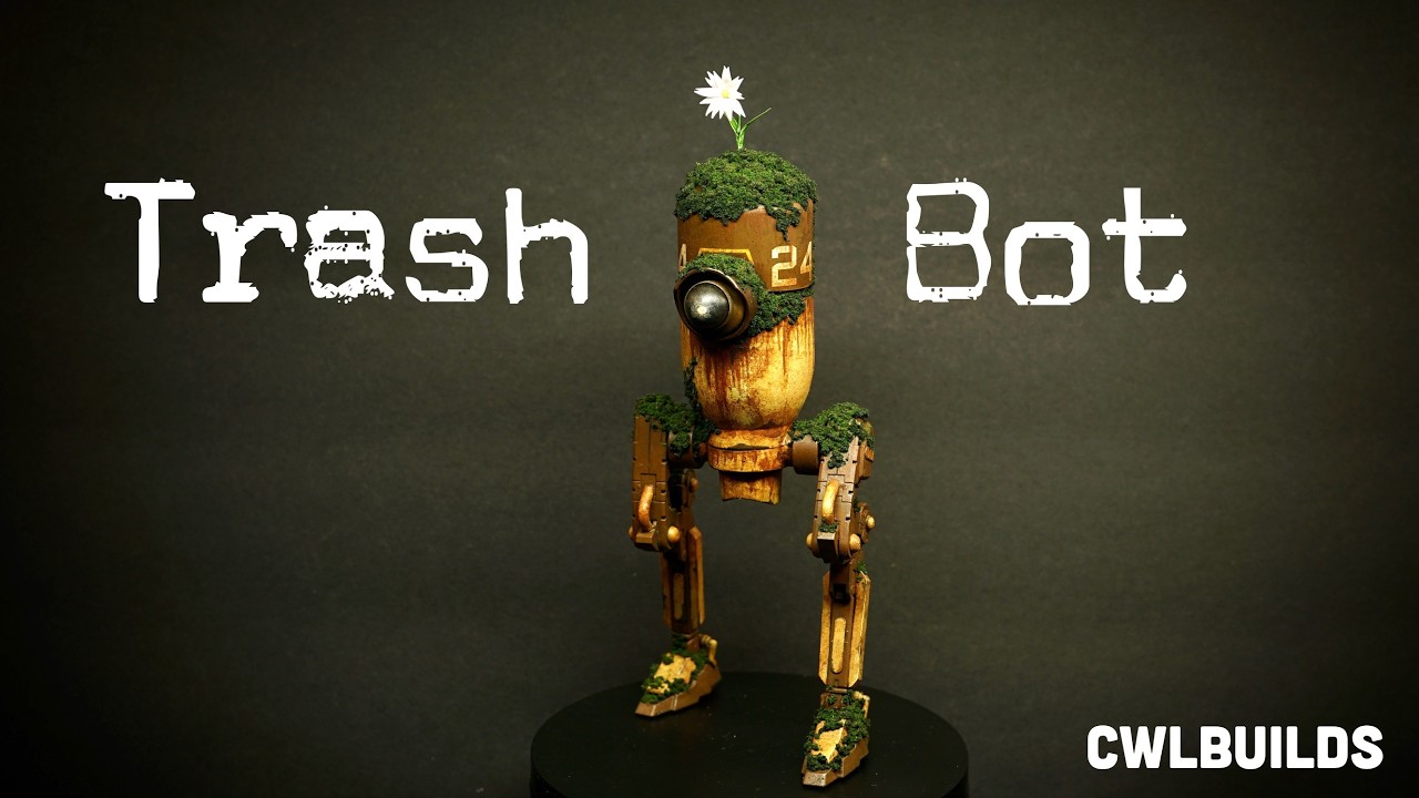 I Made a Bot with no Arms! [Building a Robot Model from Trash]