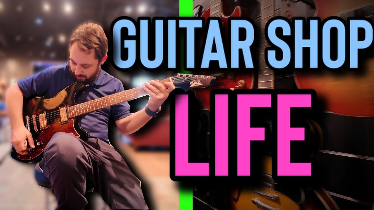 A Day in the Life of a Guitar Shop Dude (First Vlog!)