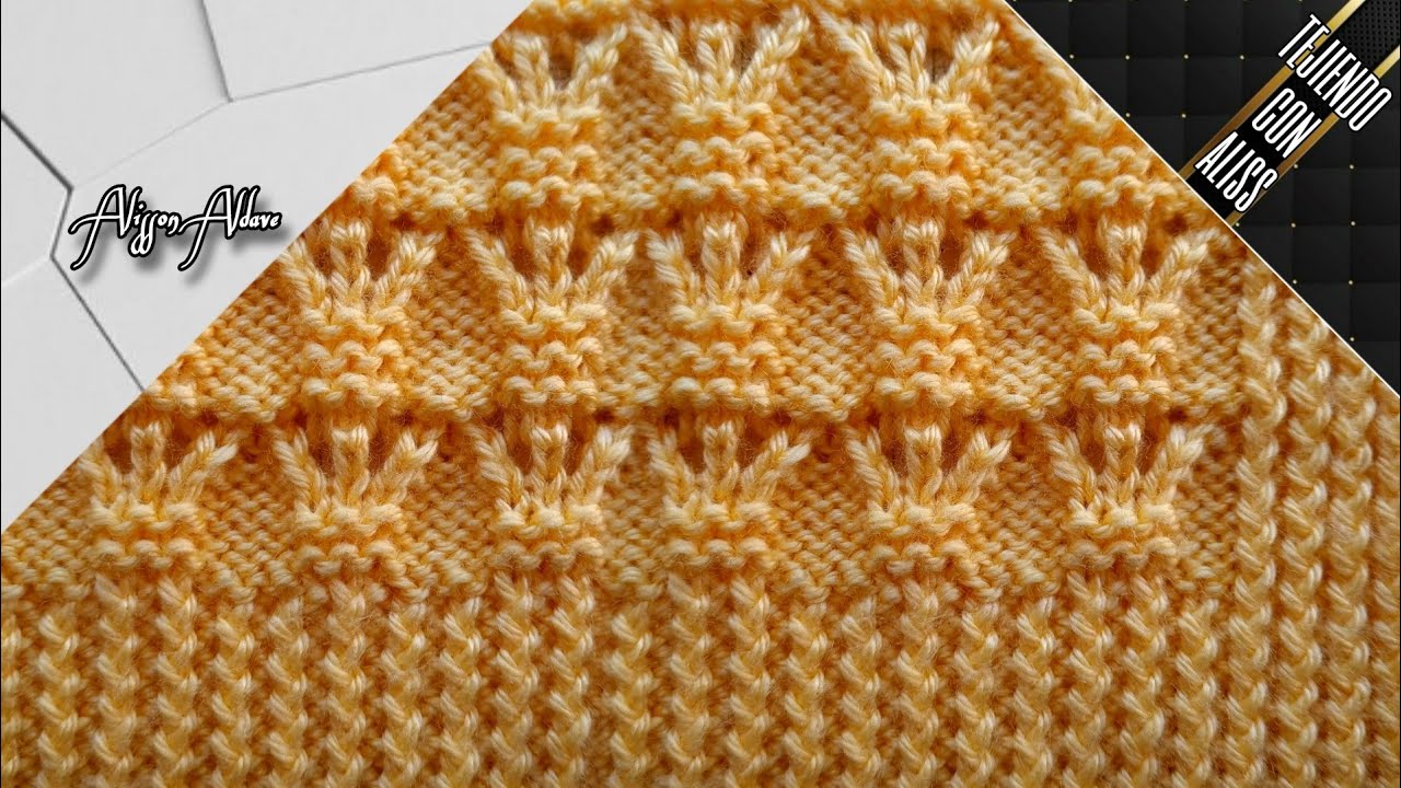 #387 - TEJIDO A DOS AGUJAS / knitting patterns / Alisson Aldave
