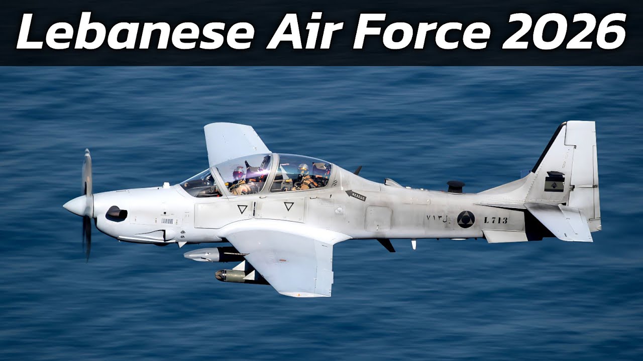 Lebanese Air Force 2026 | Combat Fleet
