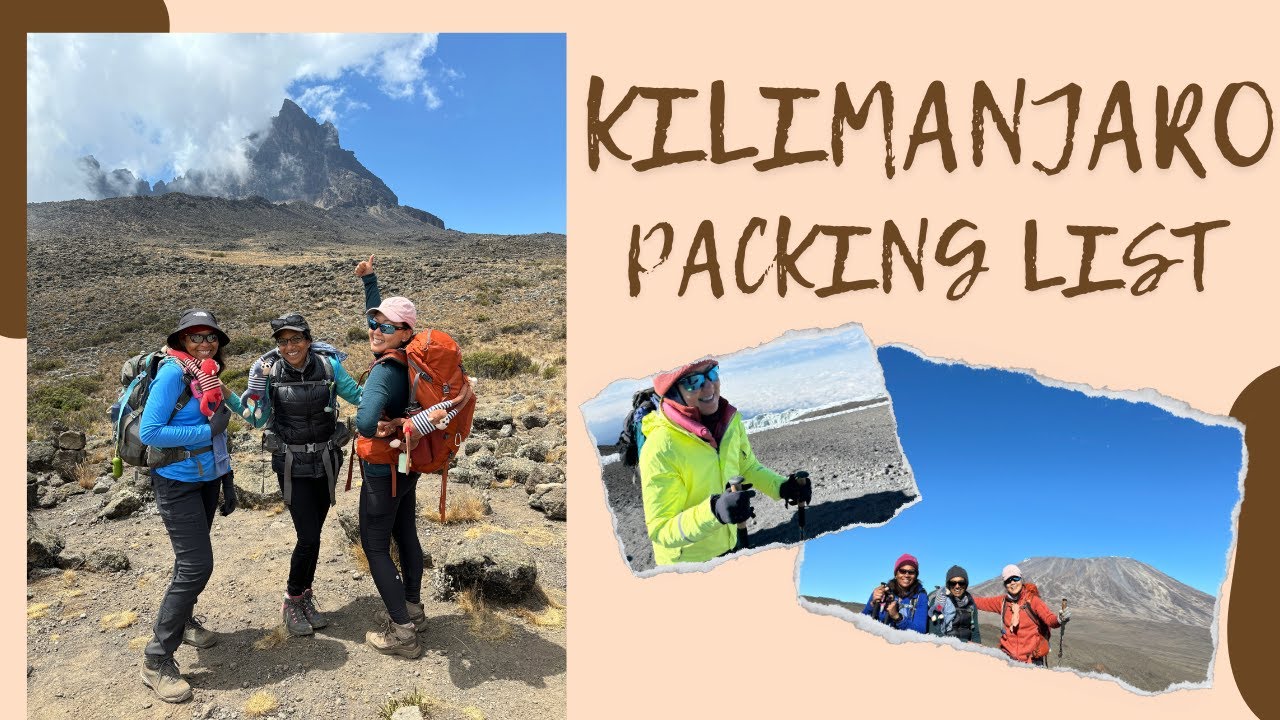 Kilimanjaro Packing list