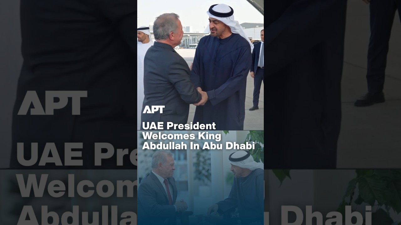 King Abdullah Meets UAE President Sheikh Mohamed For Talks On Middle East Tensions | APT