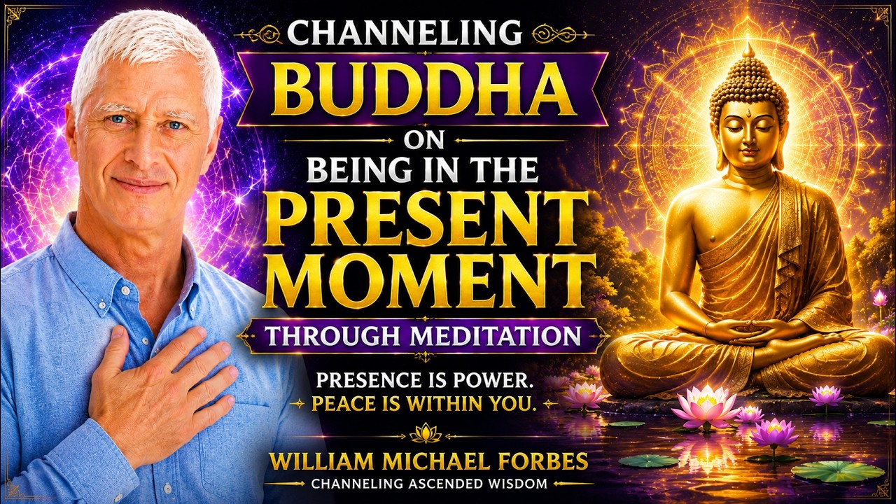 William Michael Forbes Channeling Buddha on being in the present moment through meditation.