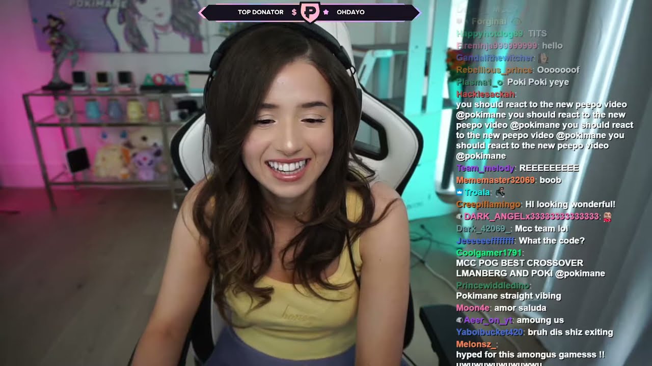 Archived VOD pokimane #1 STACKED AMONG US LOBBY 😮 toast, pewdiepie, jacksepticeye, all of OTV, rae,