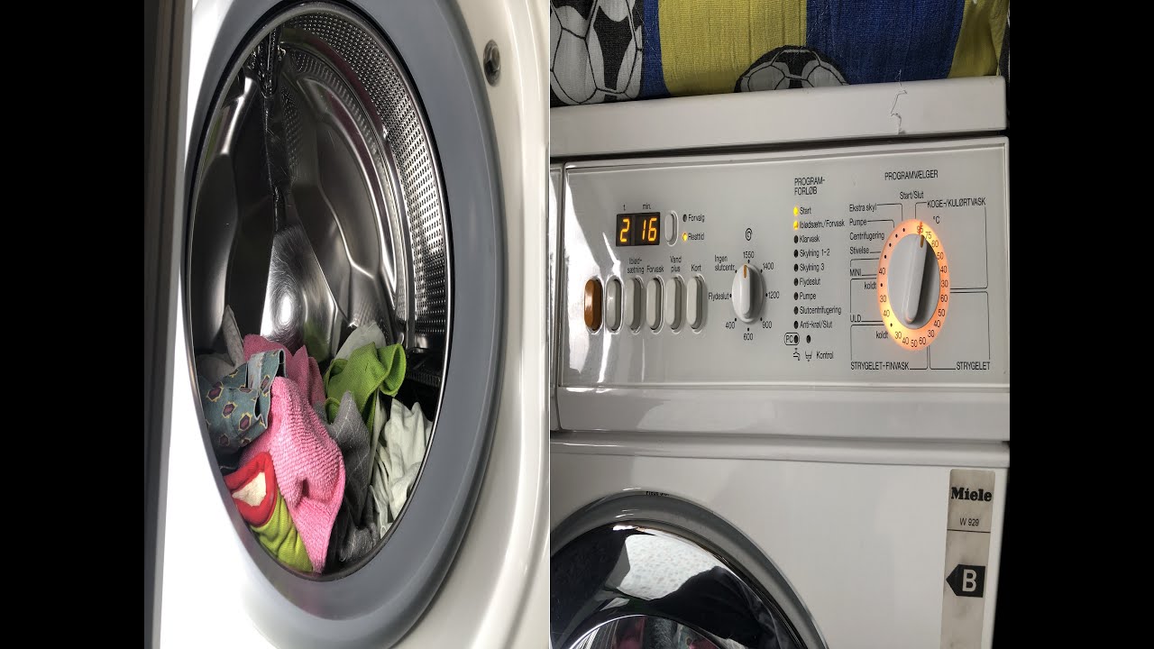 Miele Novotronic W 929 - Boilwash 95°C + Pre-Wash
