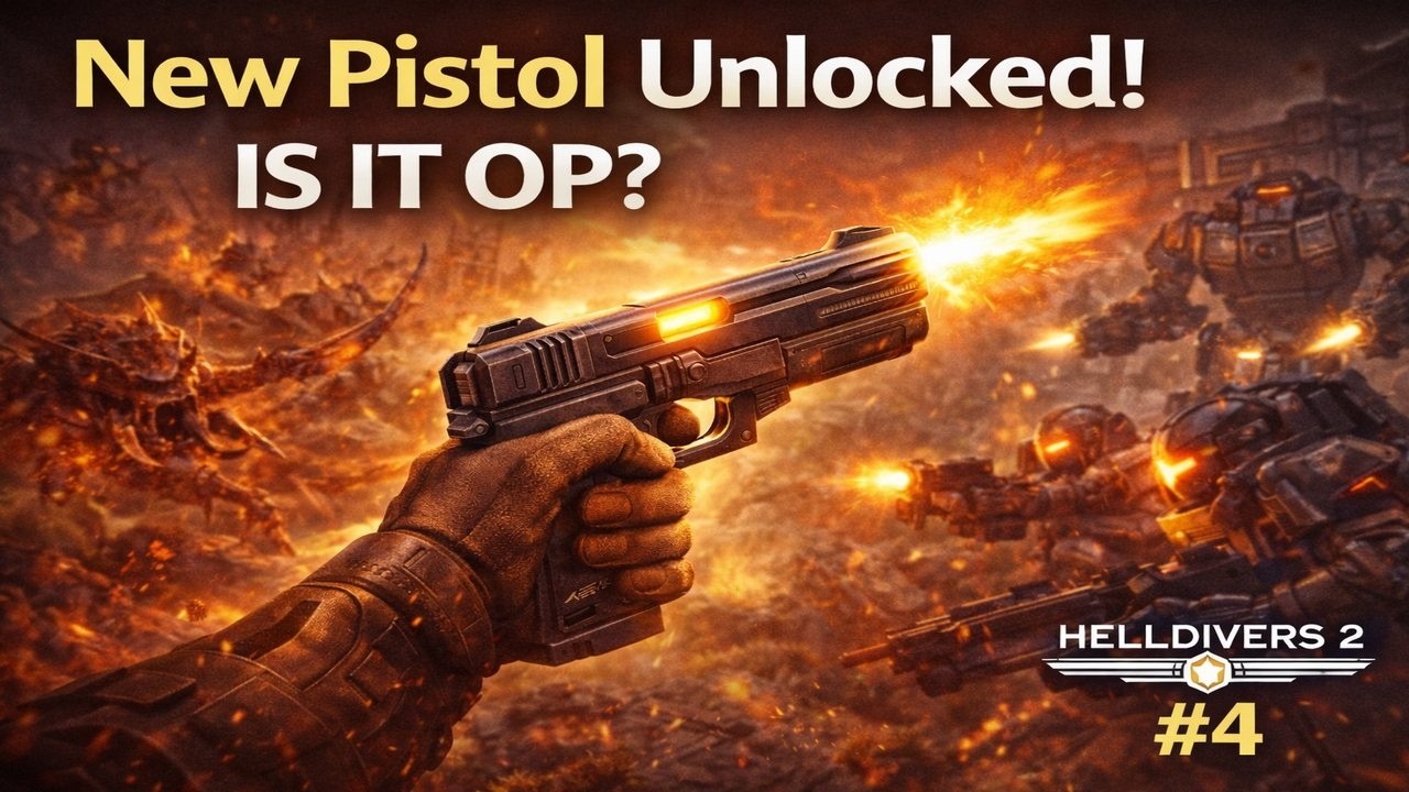 New Pistol Unlocked! Is It OP? | Helldivers 2 #4