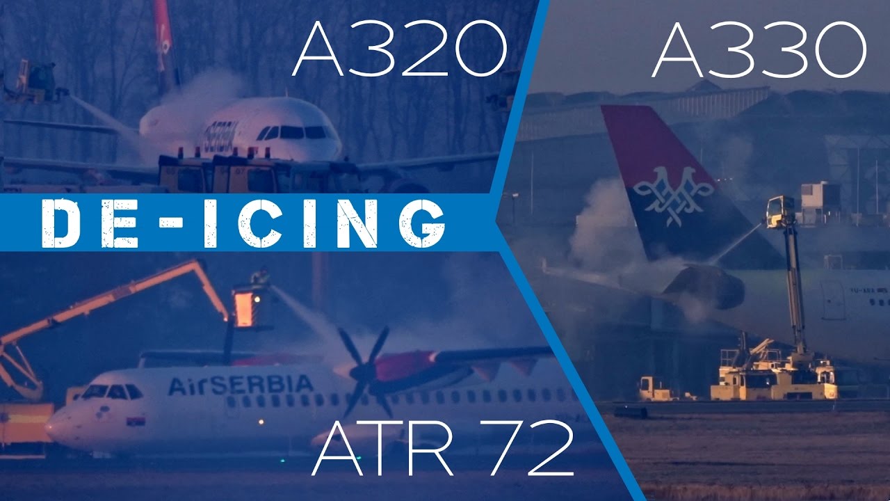 Air SERBIA Fleet De-Icing @ Belgrade Airport