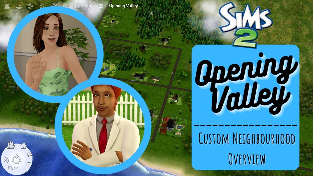 The Most Nostalgic Custom Hood! | Opening Valley | Sims 2 Custom Hood Overview