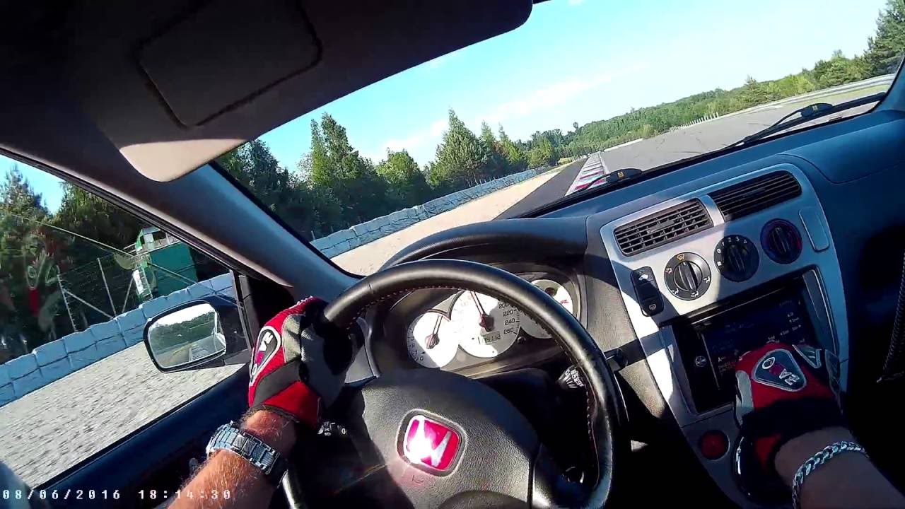 Honda Civic Type R EP3 POV Onboard Masaryk Circuit Brno 8.6.2016