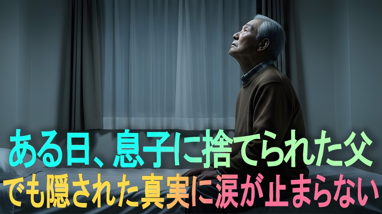 ある日、息子に捨てられ介護施設に入れられた75歳の父、その理由を知った時…