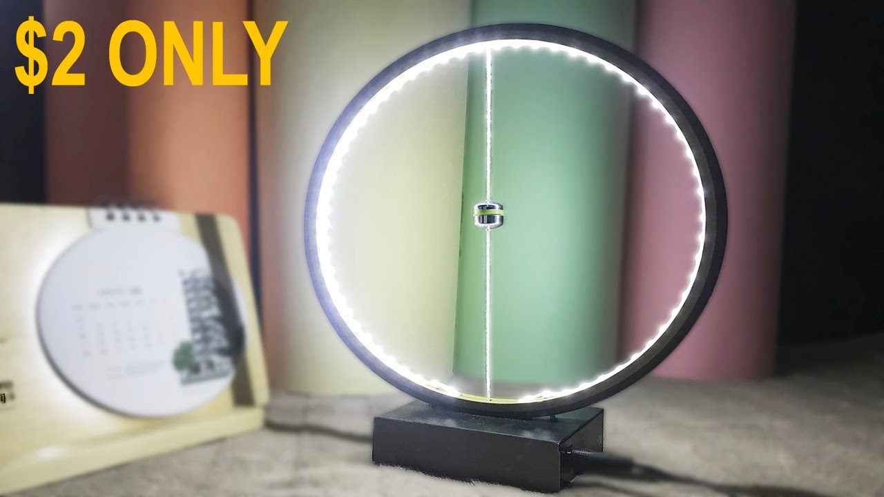 DIY Contour LED TABLE LAMP || From Useless